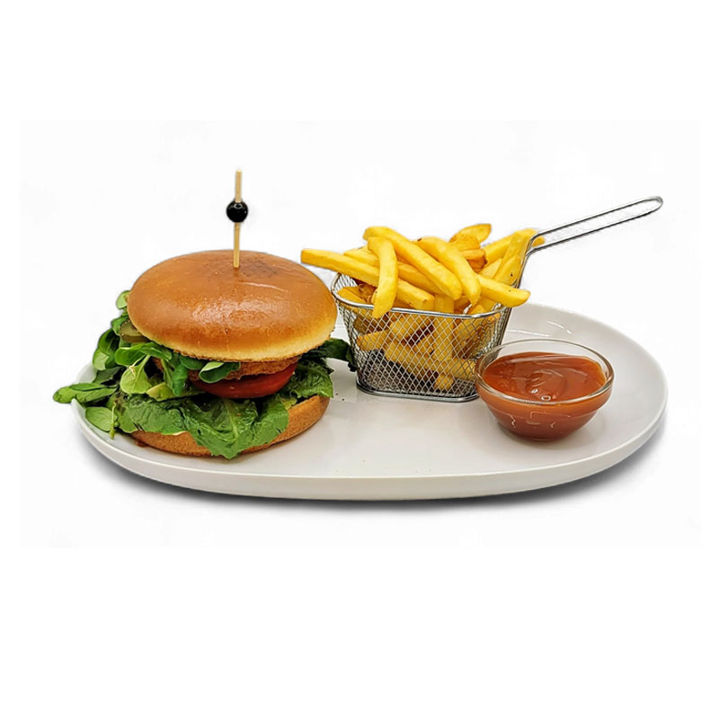 Burger wegetariański zestaw