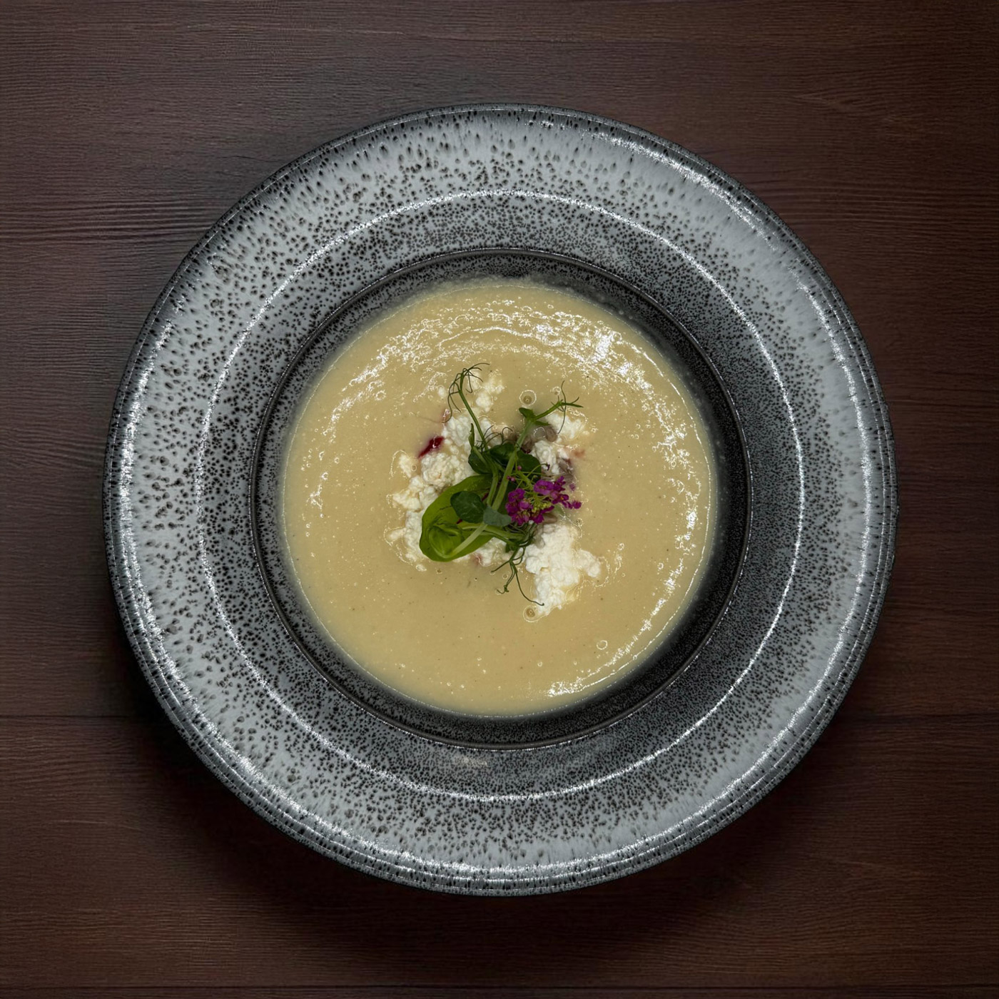 Krem z selera i gruszki